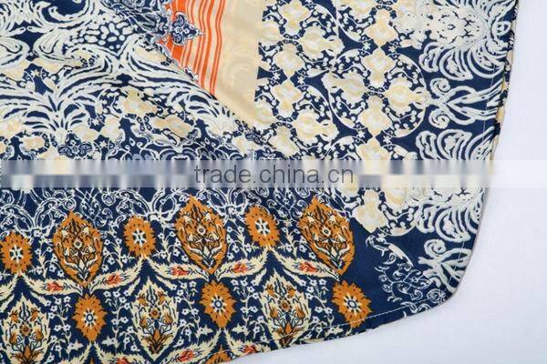 HD-D148 hot design elegant fashion floral women dress/casual ladies dress