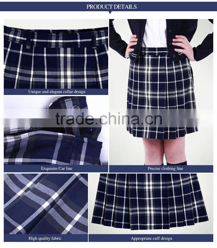 The British girls' Plaid skirt Scotland Pleated skirt student uniform skirt custom