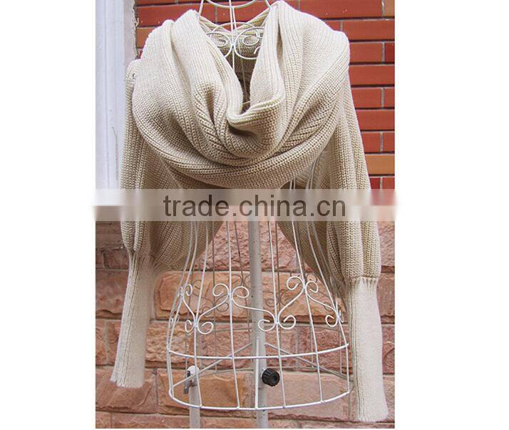 2015 2016 girls and ladies plain knitted winter thick shawls long scarf