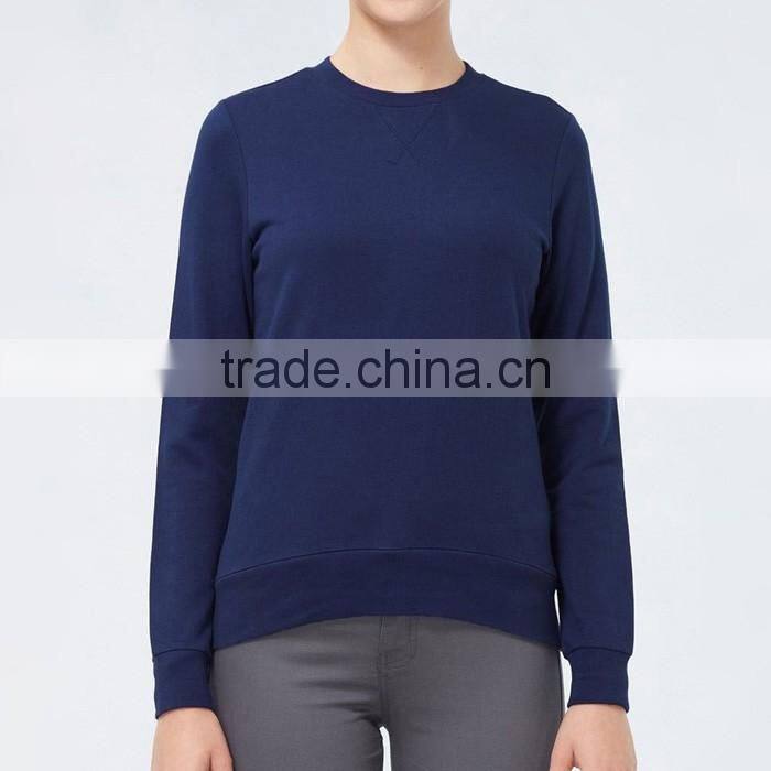 Trendy plain wholesale crewneck sweatshirt