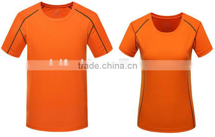 hot sale plain women/ladies blank 100%polyester sport dry fit summer t-shirts