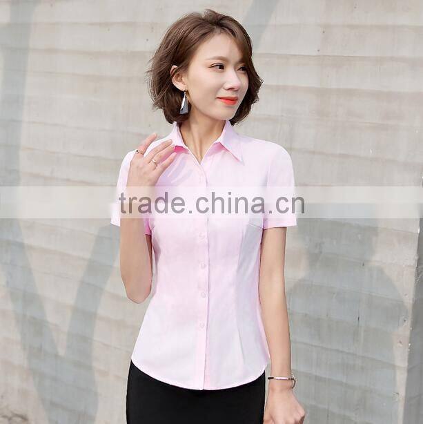 New design factory price multi colour chantilly official shirt for ladies