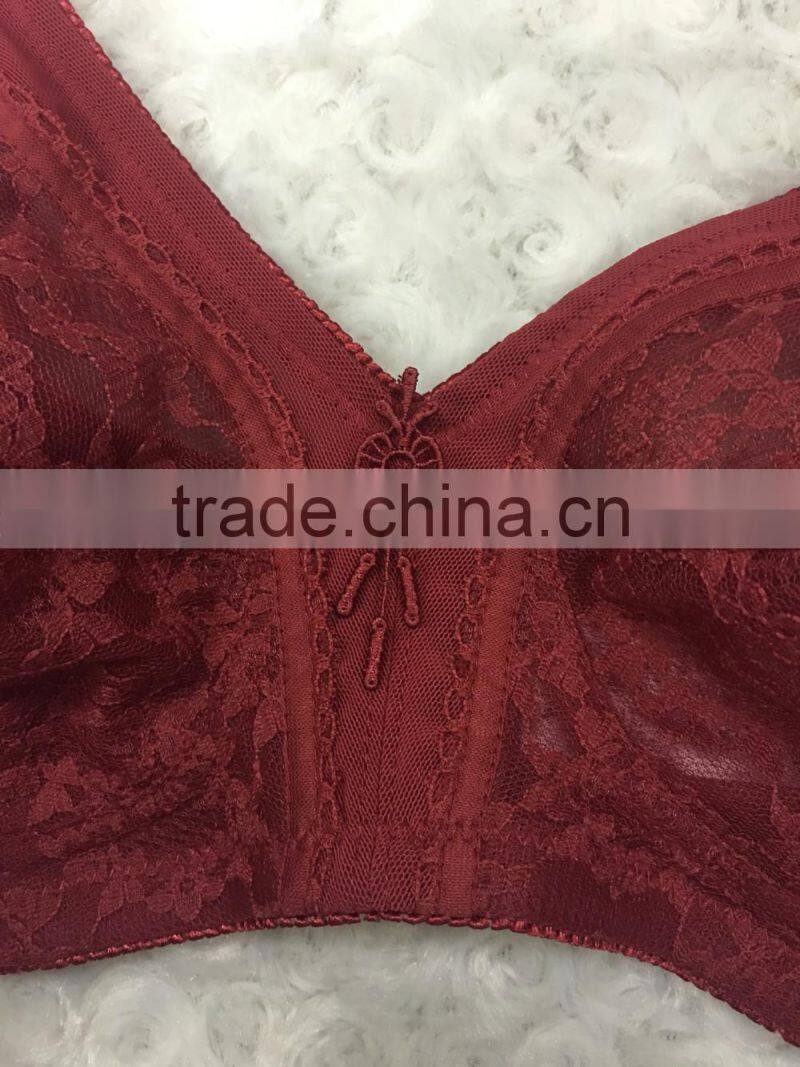 Wholesale women charming bra plus size bra comfortable underwear