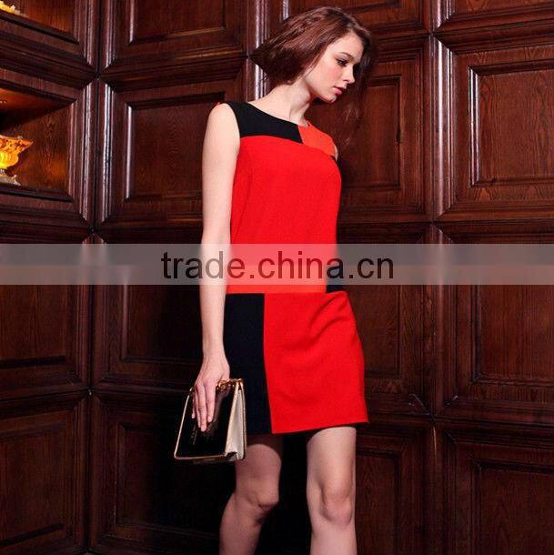 Latest Red Elegant Slimming Matching Family Dresses