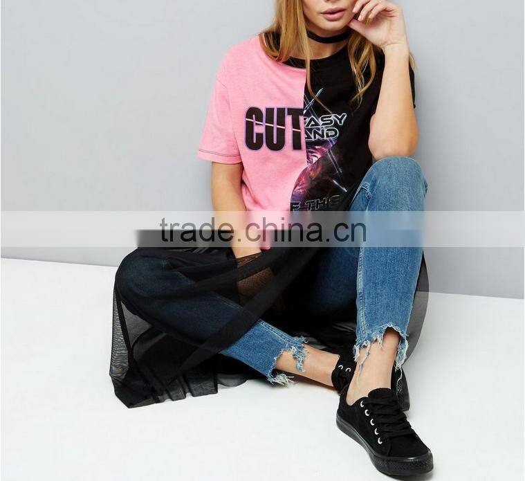 Women custom t shirts printing in bulk
