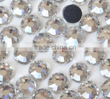 ss6-ss30 Crystal DMC Round iron on Flatback wholesales Hotfix Rhinestone