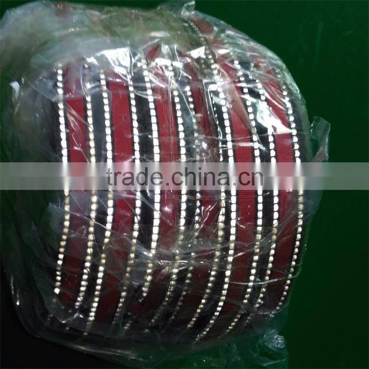 Colorful printable elastic reflective webbing strap for safety belt