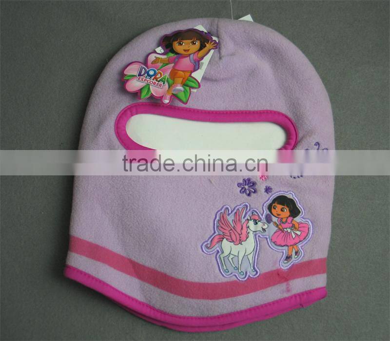 cartoon mask polar fleece face beanie hat