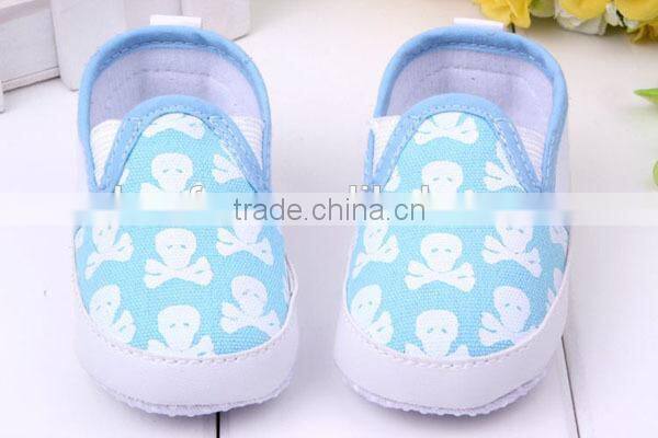 printed skeleton pattern infant shoes