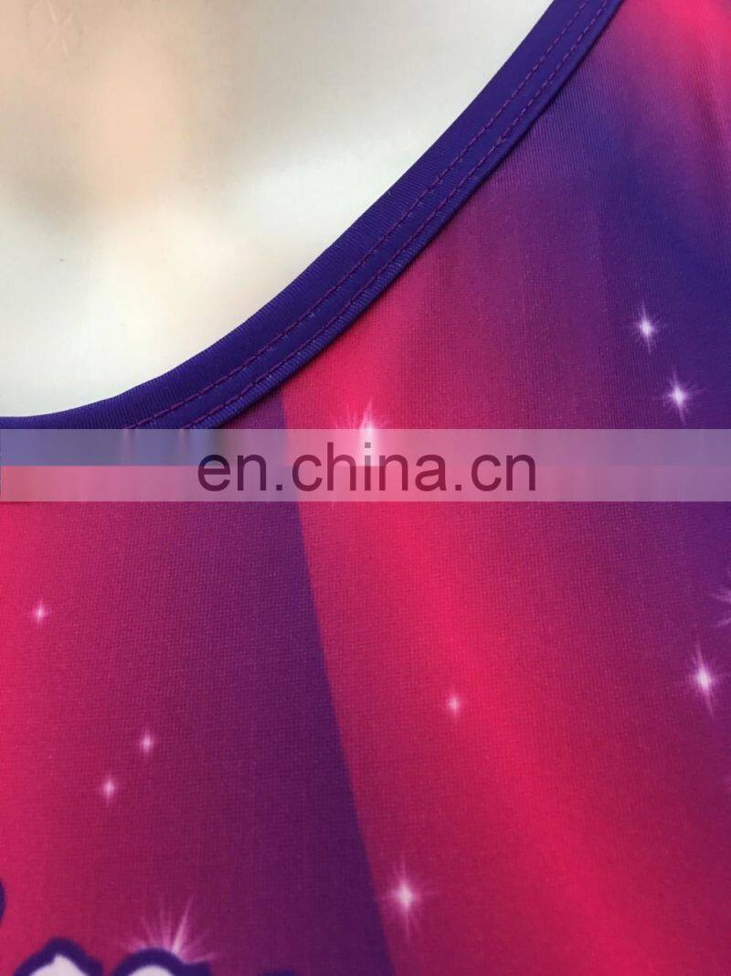 Free custom design girls dance wear team uniforms kids ballet leotards