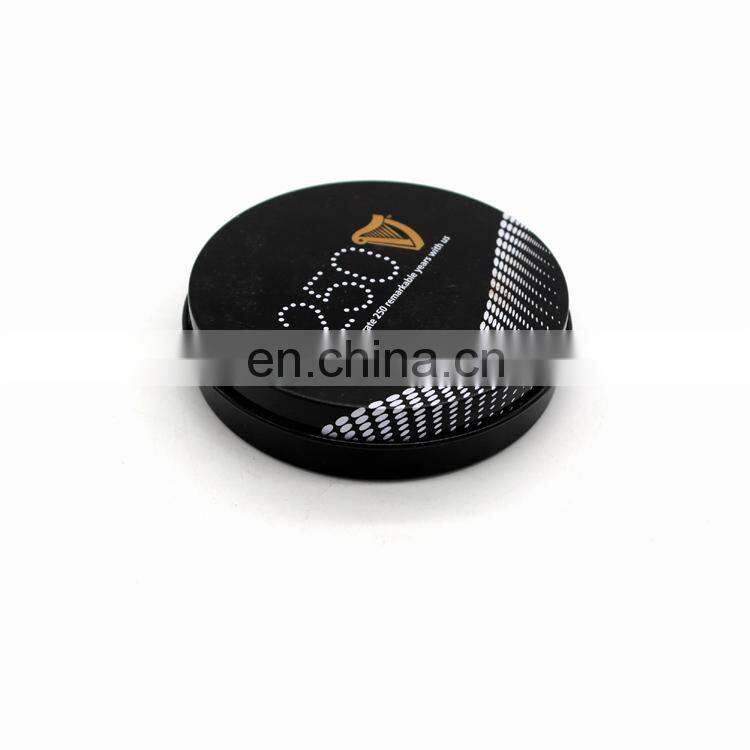 wholesale round metal tin can container for packing box