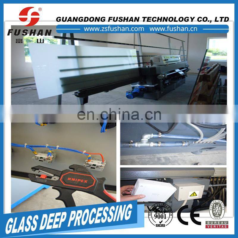 factory hot sales 9 spindles manual glass polishing machine for sale