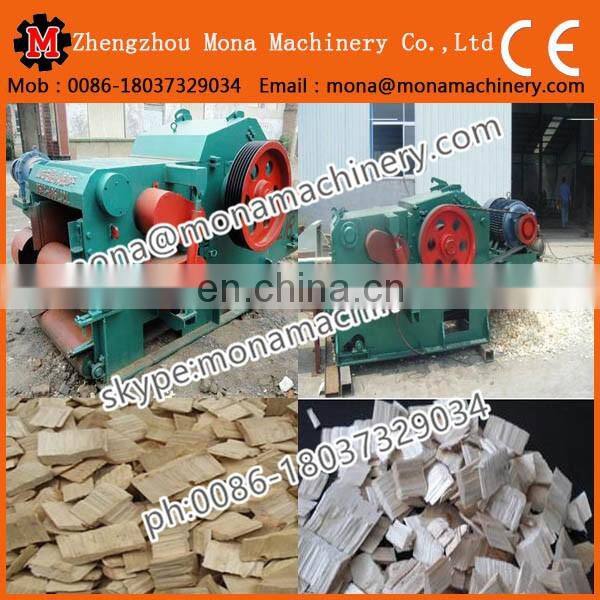 Professional used to chipping the big diameter round wood with high efficiency of drum type wood chipper