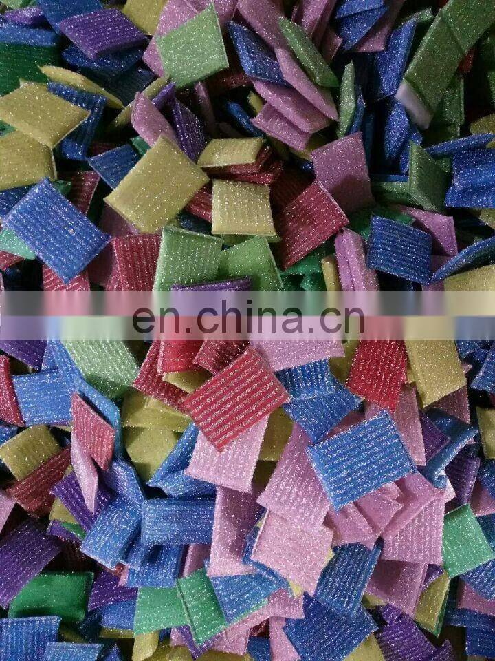 Scourer ball separating steel wool machine for making mesh scourer