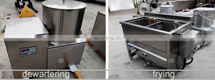 Small Scale French Fries Making Machine Potato Chips Processing Plant