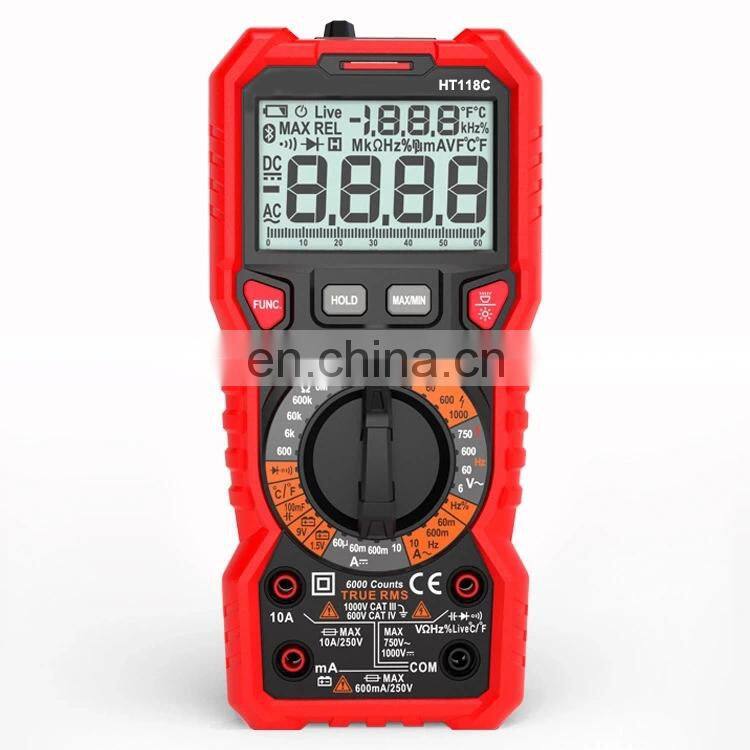 Auto-Ranging Digital Multimeter Home Measuring Tools with Backlight LCD Display