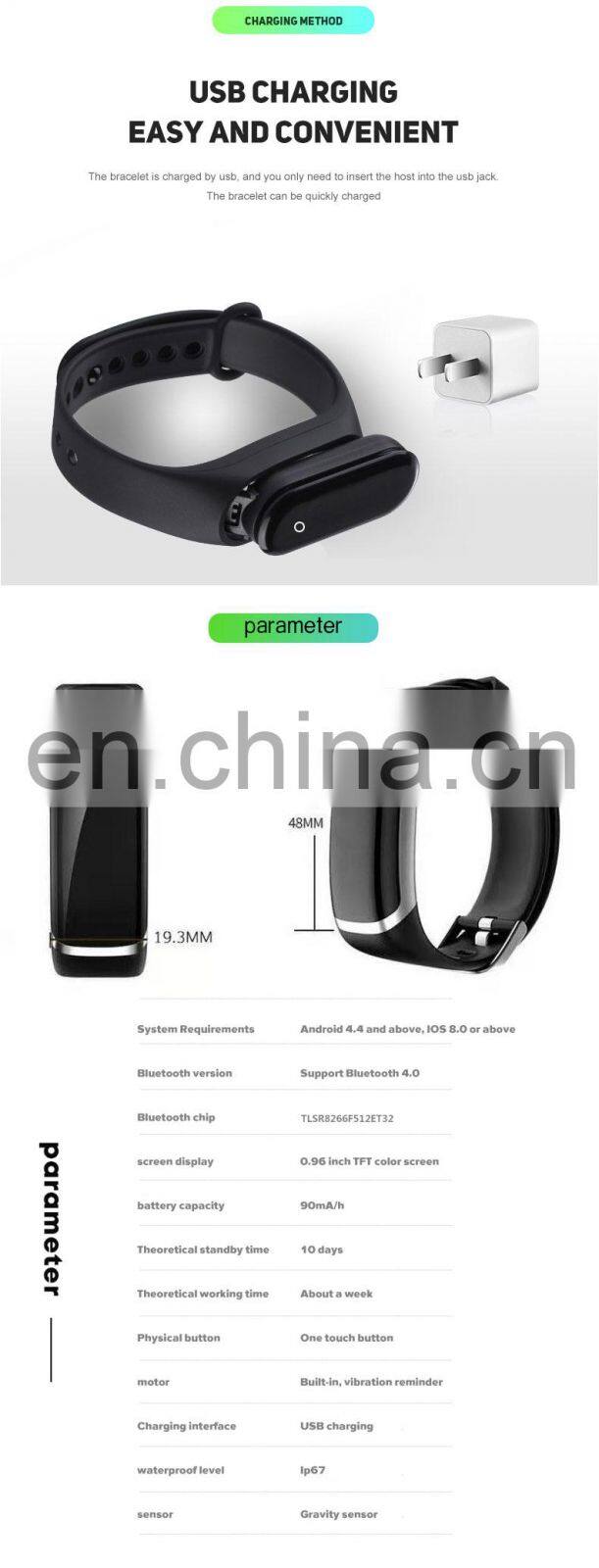 New Product M4 Smart Watch 2020 Hot Selling Mens Women Couple Wrist Band Fitness Sports Waterproof Bluetooth Android Bracelet