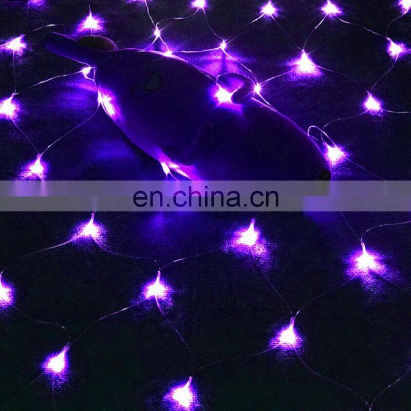 IP65 EU UK AU US plug customized sizes colorful fishing net holiday lighting christmas