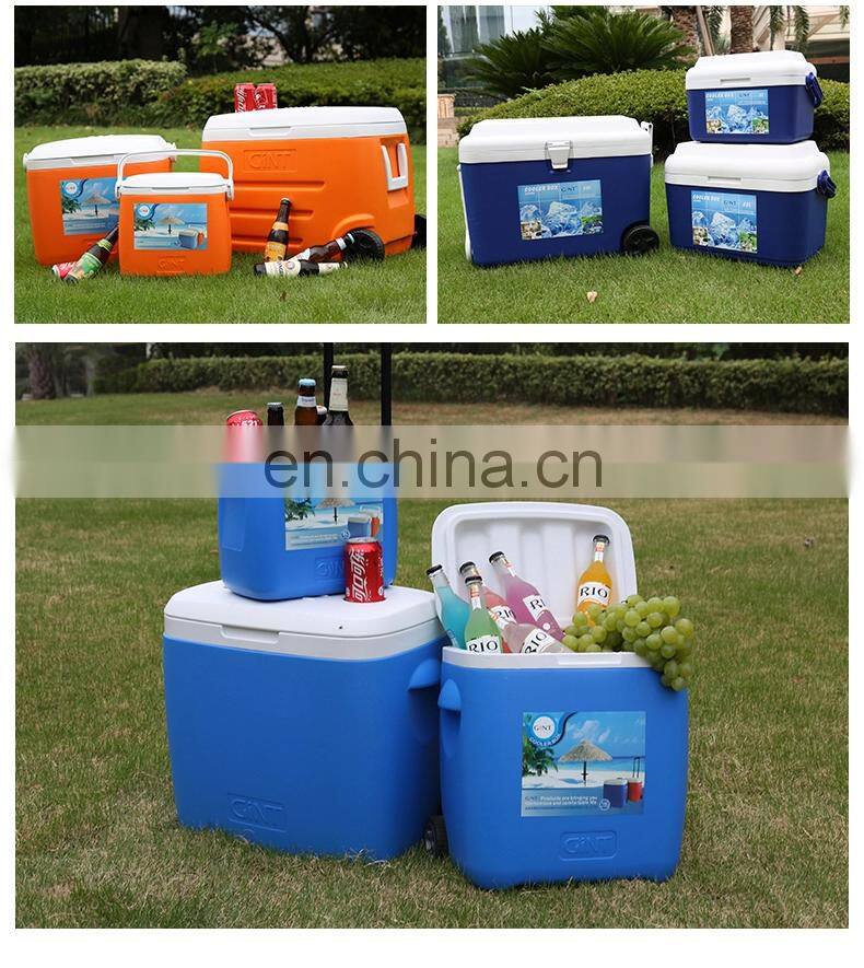 Insulated 8L 22L 50L Outdoor Plastic Ice Chest Cooler box set high quality Cooler Box For Meat Transportation