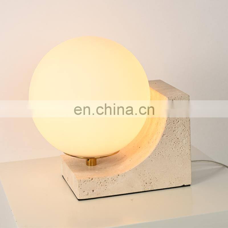 Living room holiday lighting arc lamp egg glass night table lamp