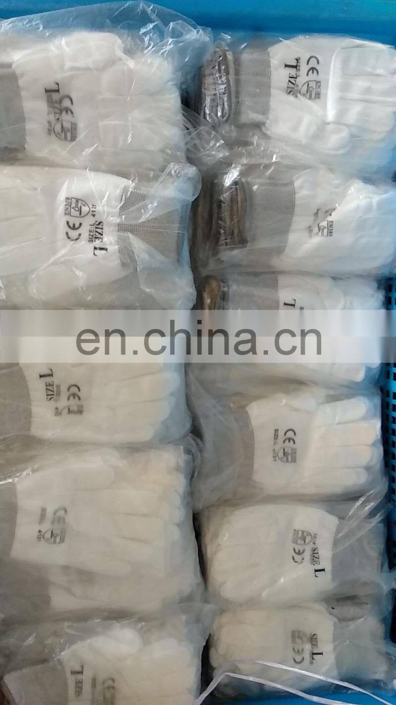 Antistatic ESD TOP Fit Fabric Nylon Gloves Fingertip Coating Glove