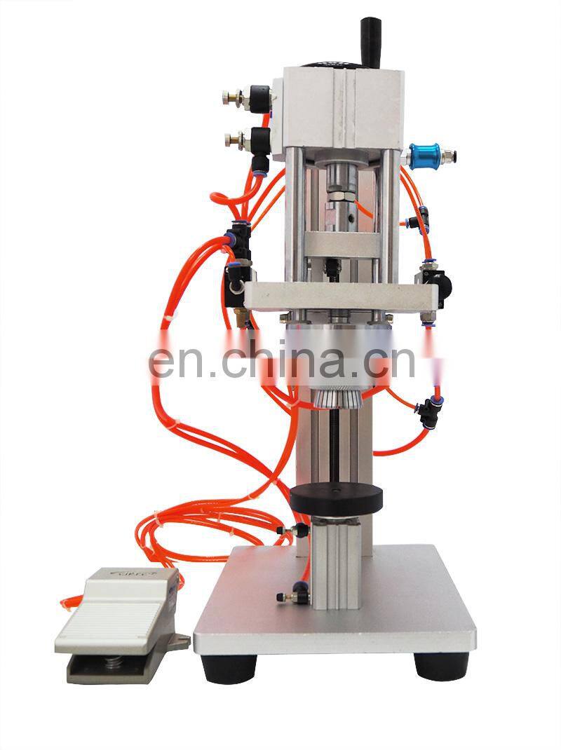 One-time Sealing Perfume Bottle Crimping Machine Pneumatic Control is Adopted