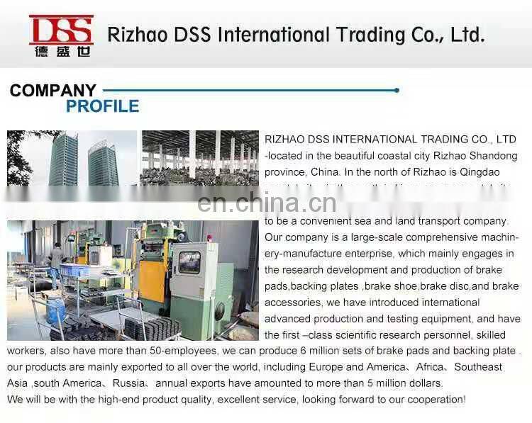 Factory wavy high-carbon ceramic brake rotors disc with bolts