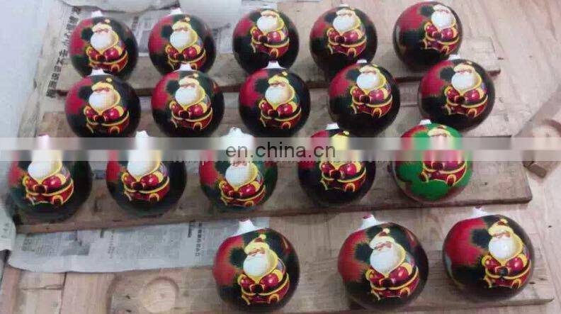 custom logo semi automatic 6 color christmas balls pad printing machinery manufacturers