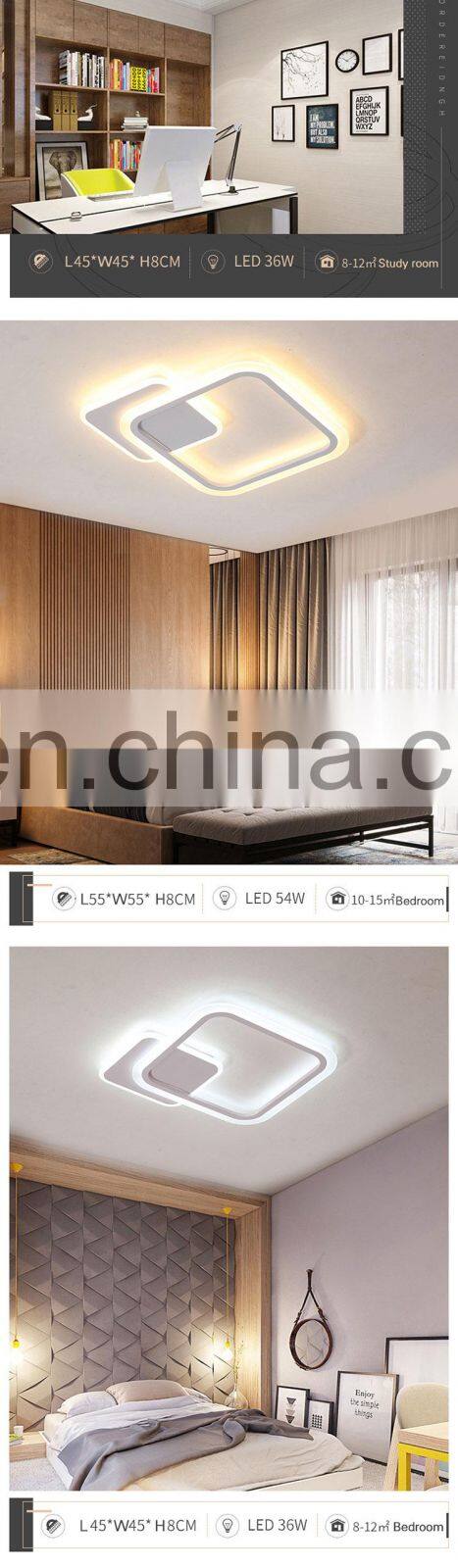 New Design Residential Decoration Living Room Bedroom Acrylic LED Modern Ceiling Light