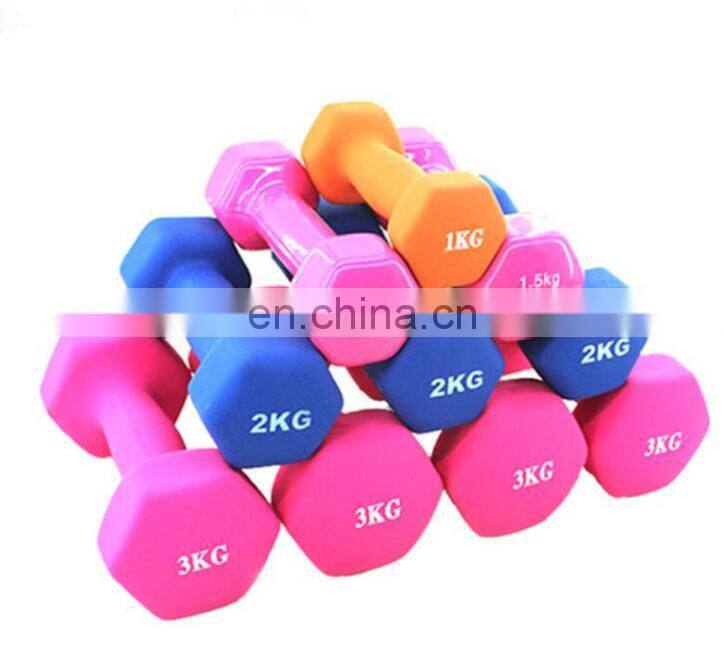 Ladies vinyl Dumbbells Student Children Home Sports Fitness Equipment Kids Dumbbell