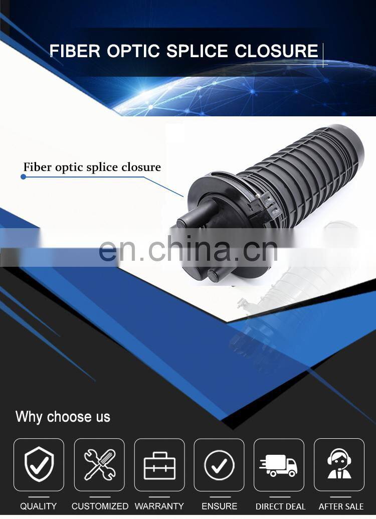 High Quality Optical Fiber Cable Joint/12 24 48 96 Core Dome Fiber Optic Splice Closure