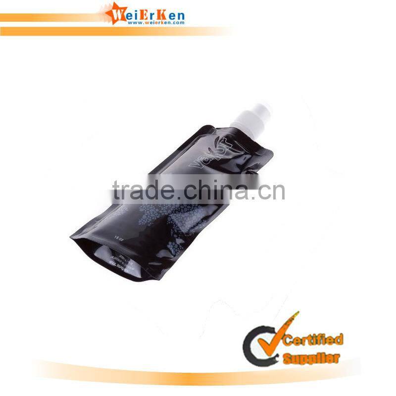 palstic bottle Folding water bottle with imprint logo