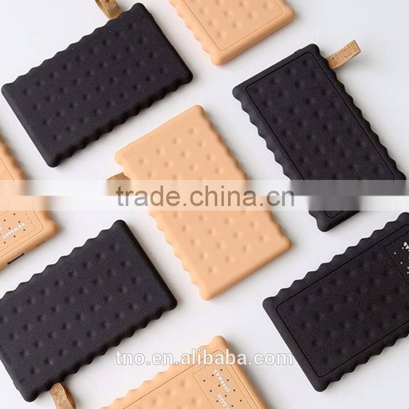 Novelty cookies mobile power bank 4000mAh wholesale alibaba