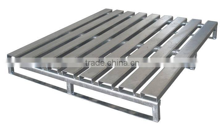 Heavy duty stackable galvanized sheet metal pallet for sale