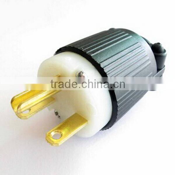 Cost-effective 15A 250V NEMA 6-15P/NEMA electric plug/Straight Blade NEMA plug