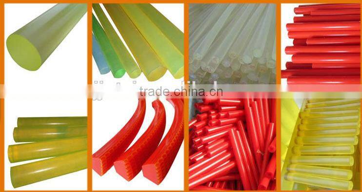 Excellent Ageing Resistant 10mm - 250mm Diameter Hardness Plastic PU Rod