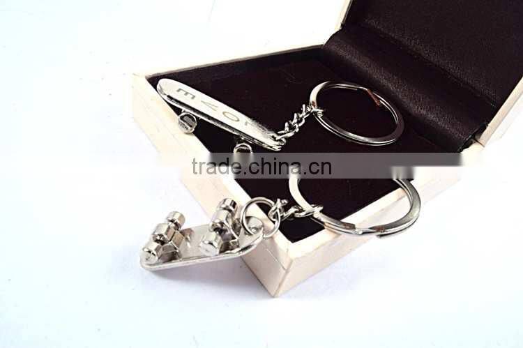 promotional items custom logo metal skateboard keychains