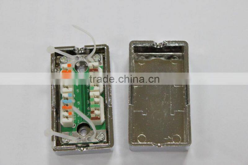 CAT5E RJ45 stp/ftp cable connector box supply OEM&ODM