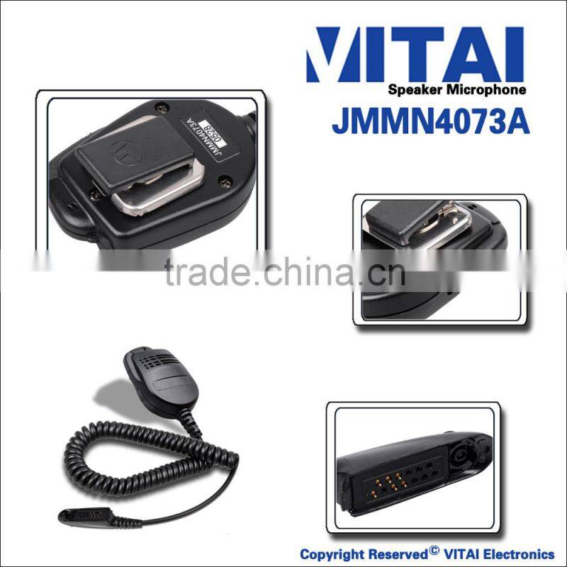 VITAI JMMN4073 Two Way Radio Transmitter Speaker Microphone For GP328plus GP338plus PTX700plus PTX760plus EX500 EX600-XLS Model