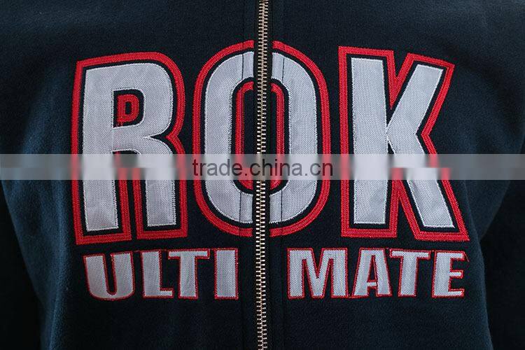 high quality wholesales 100 elasticity fleece screen printing embroidery plain black hoodie