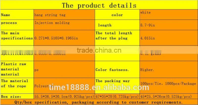Superior quality, Supply hot sale clothing tag hanging tablets rounded luggage tag