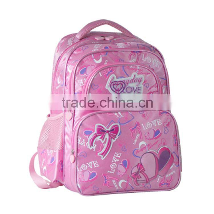Chic design durable in use primary school kids backpack