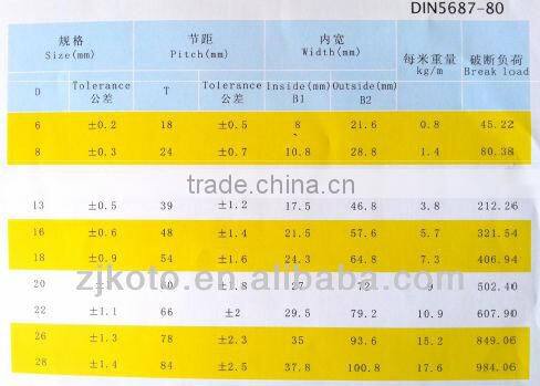 DIN5687 alloy lifting chain