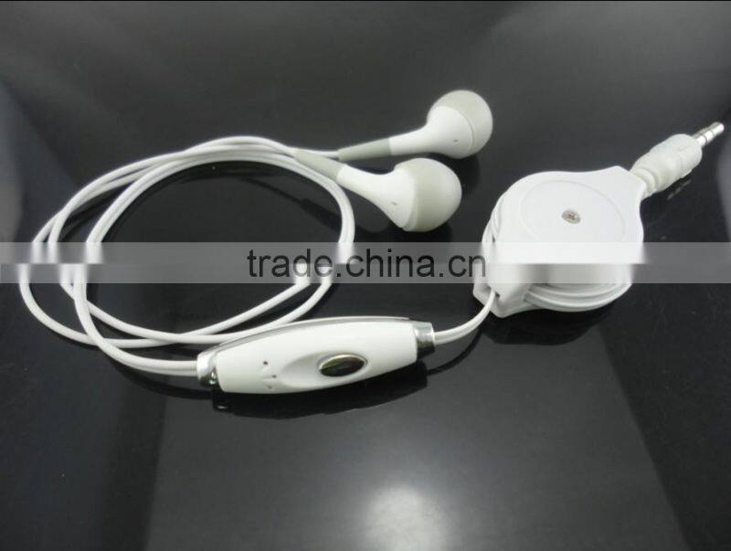 colorful retractable earphones