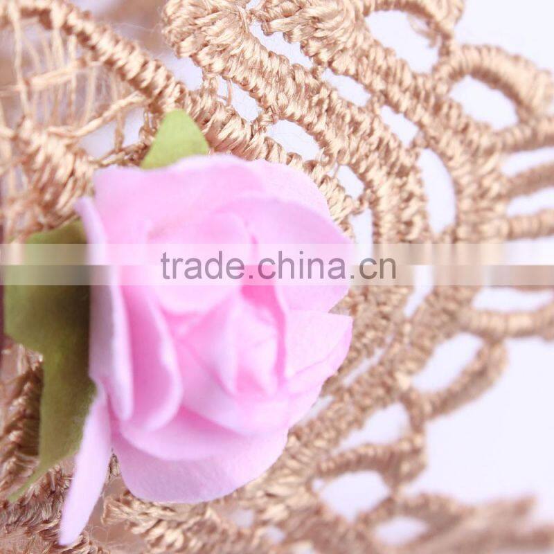 Hot-sales kids large crown Headband colorful crown flower headband wh-1795