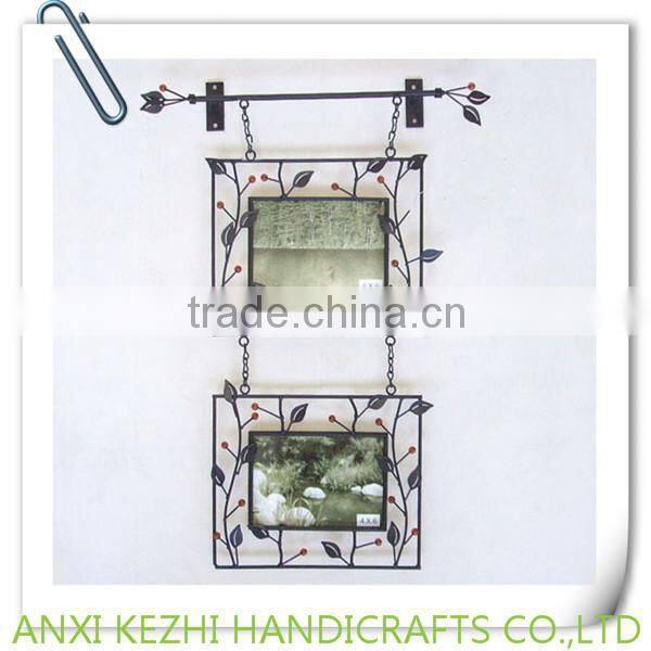 metal leaf picture frame