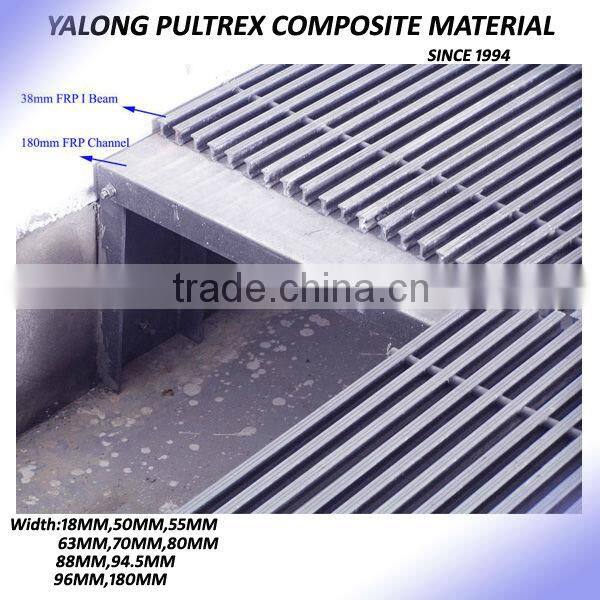 180*50*6mm FRP Stair Channel,Ladder Steps & Stair Treads