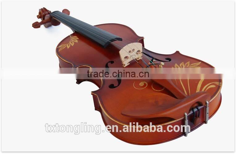 Quality Art Student Carved Violin TL-004