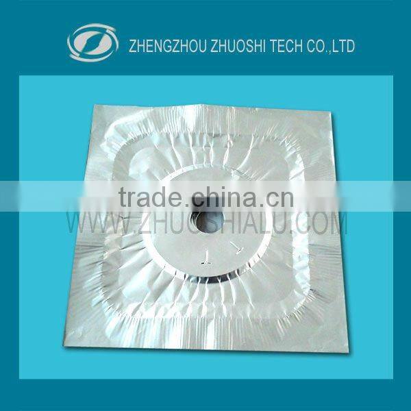 Factory Price Disposable Kitchen Use Square Aluminum Foil Burner Cover Liner
