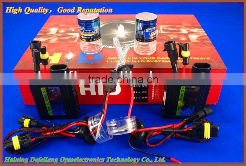 2013 Hottest Sale! Defeilang Real Factory HID xenon converse kit H1 super slim ballast high quality AC/DC 12V 24V 35W 55W